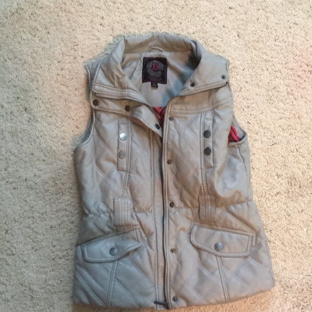 Leather vest